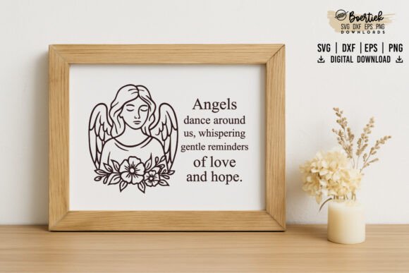 Angel Memorial Quote 2: A Premium Graphics Choice for Crafts and Blogs
