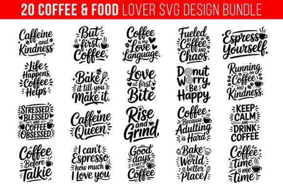 Coffee Food Lover Svg Design Bundle Review