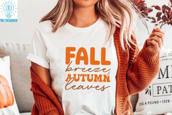 Fall Breeze and Autumn Leaves Quote: Graphics for Crafts