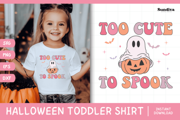 Funny Halloween Toddler Shirt SVG 3 for Graphics and Crafts