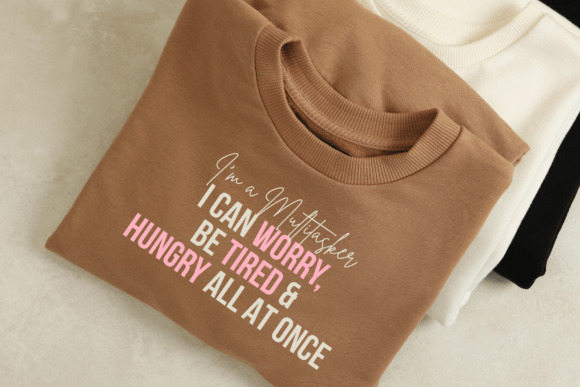 Funny Multitasking Mom T-Shirt SVG PNG Graphics for Crafts