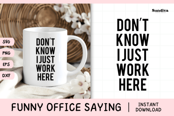 Funny Office Saying SVG 9 V2: Graphics for Crafts & Content