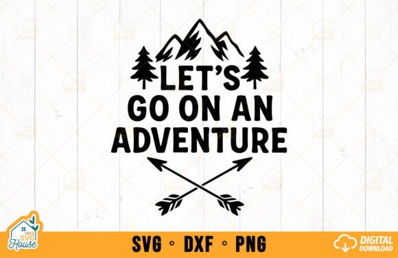Let's Go on an Adventure SVG - Mountain Review