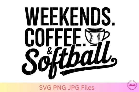 Weekends Coffee Softball SVG Design: A Crafts & Graphics Review